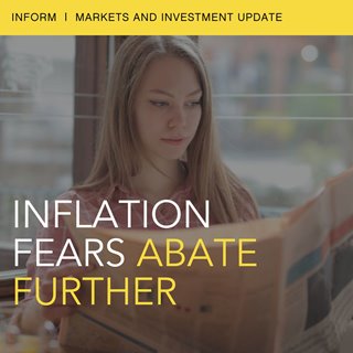 Inflation fears abate further