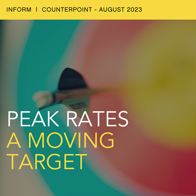 Peak rates: a moving target