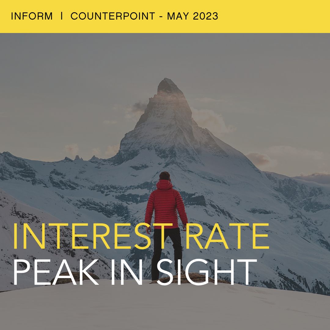 Interest rate peak in sight