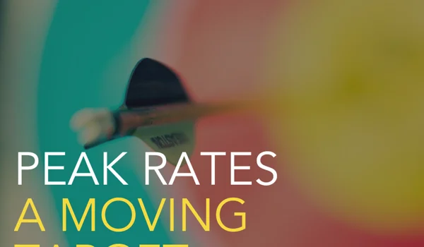 Peak rates: a moving target